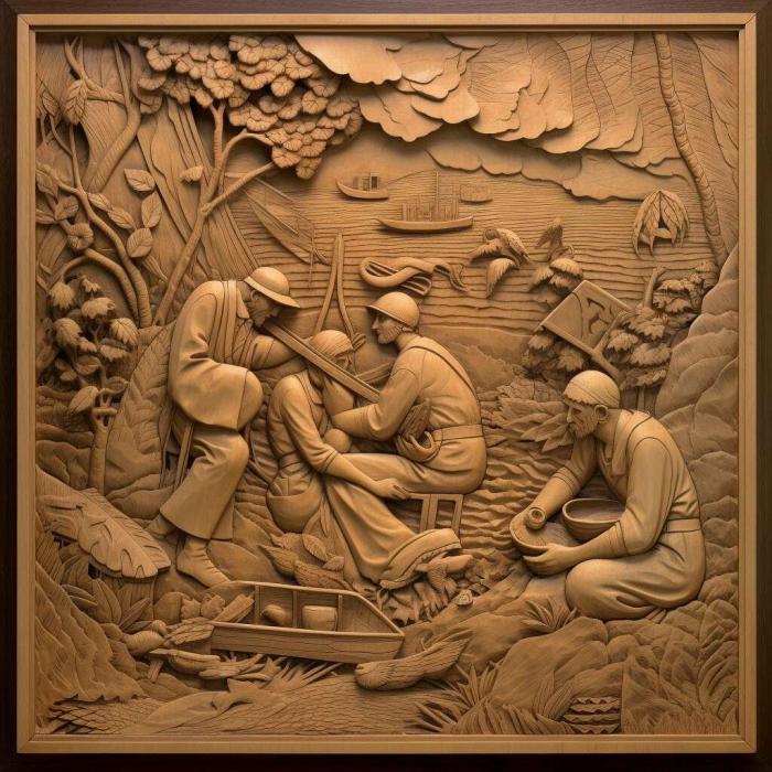 نموذج ثلاثي الأبعاد لآلة CNC 3D Art 